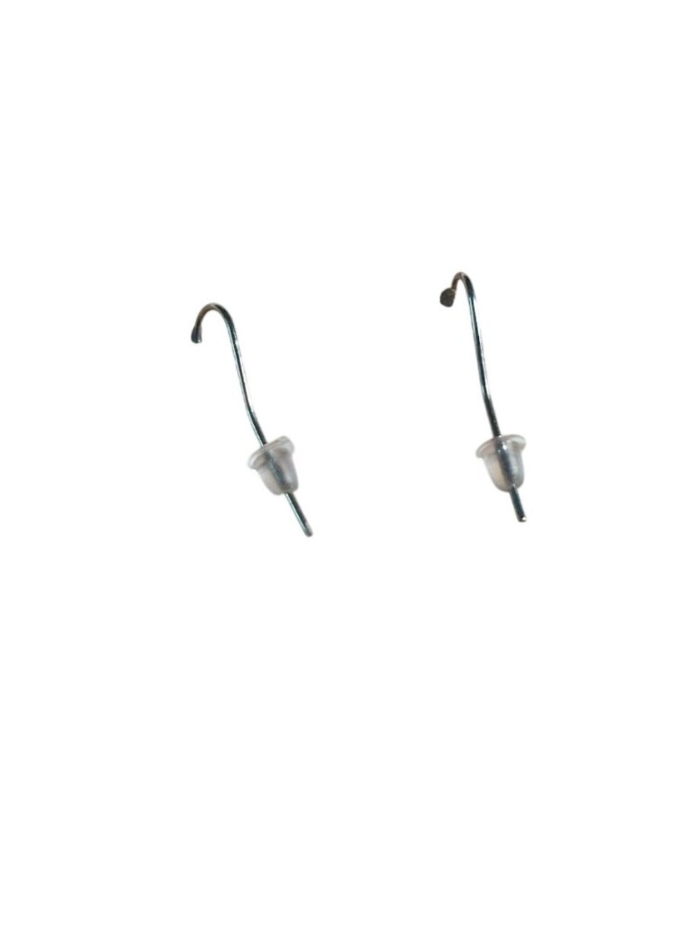 Guitar Pick Dangle Earrings Angels Rocks Butterfly Design Silver Tone Handmade - Picture 5 of 5